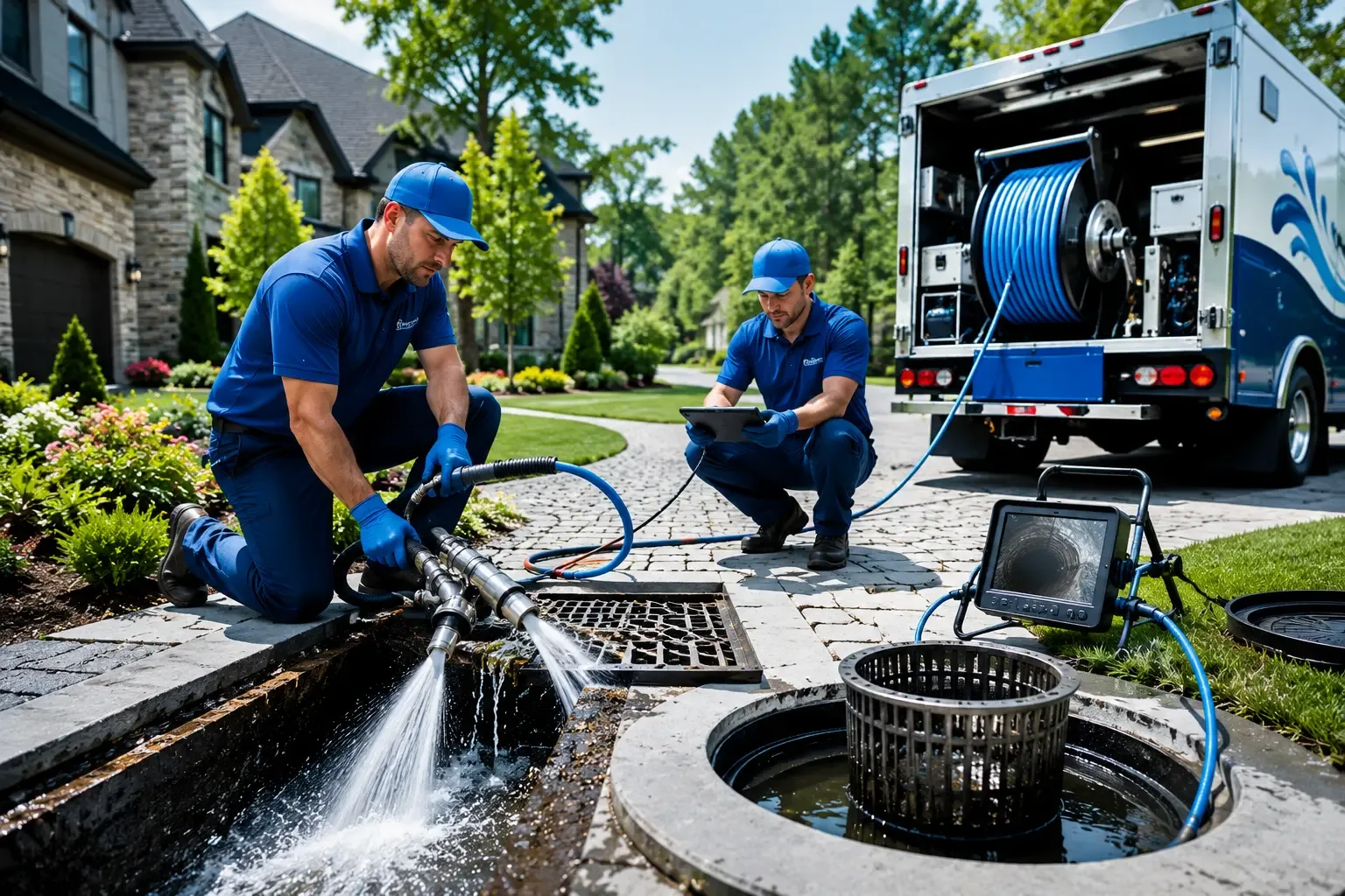 Local outdoor drain cleaning professionals in Hadley, NY